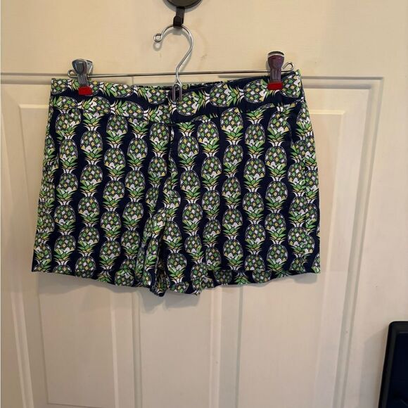 Banana Republic Blue and Green Shorts with Pineapple Print - Picture 2 of 4
